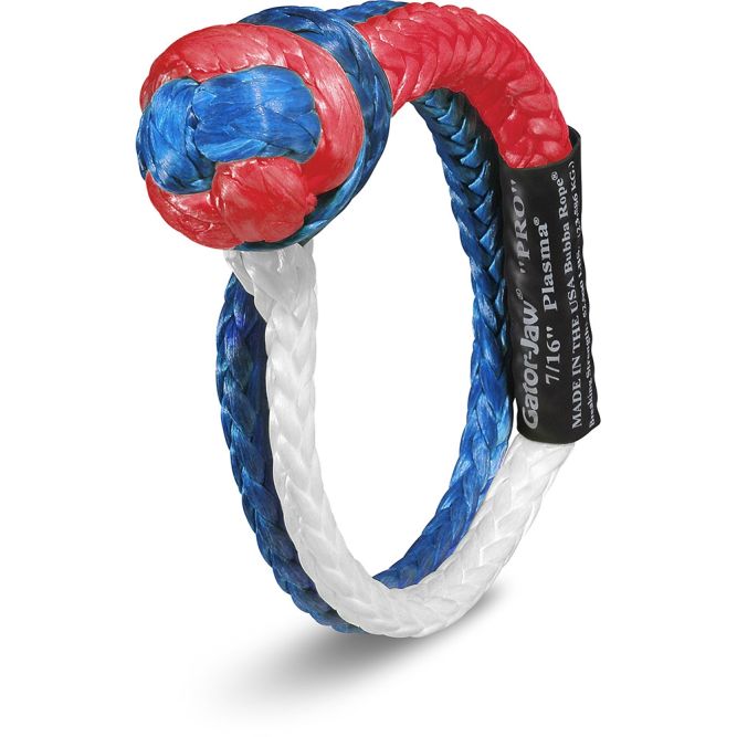 Bubba Rope Gator Jaw 7/16" Pro Red/Black Average Breaking Strength: 52,300 lbs.