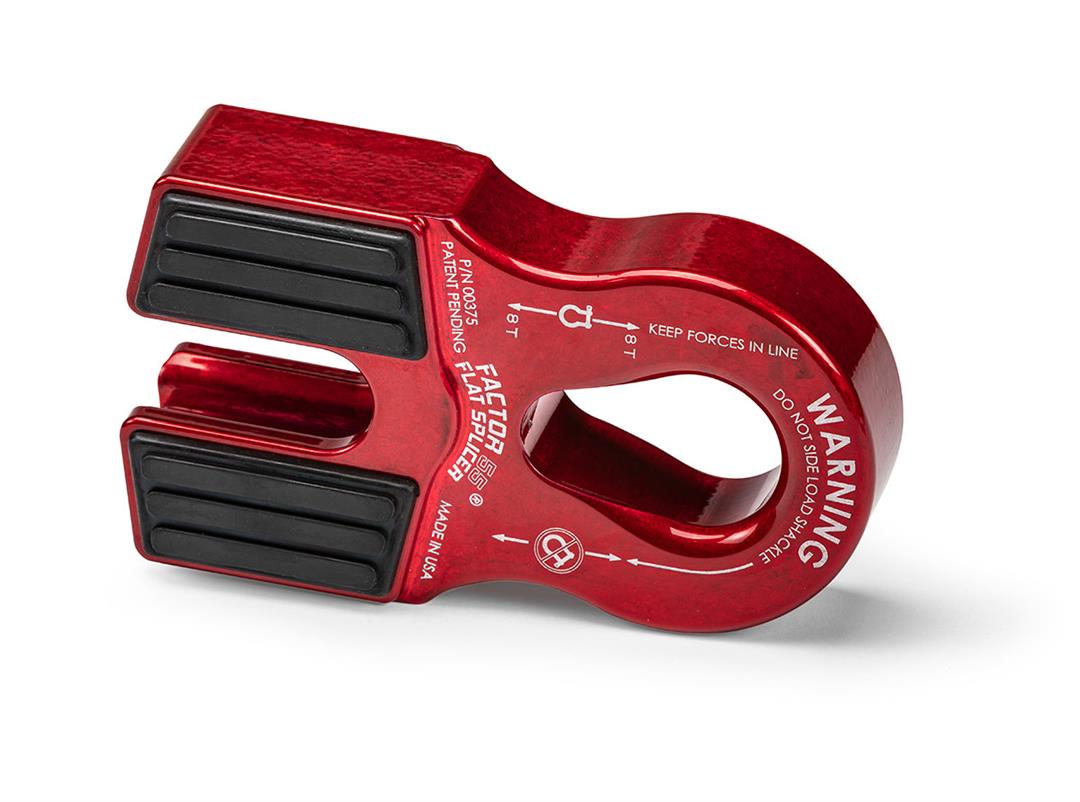 FACTOR55 FLATSPLICER SYN ROPE SPEL ON RED