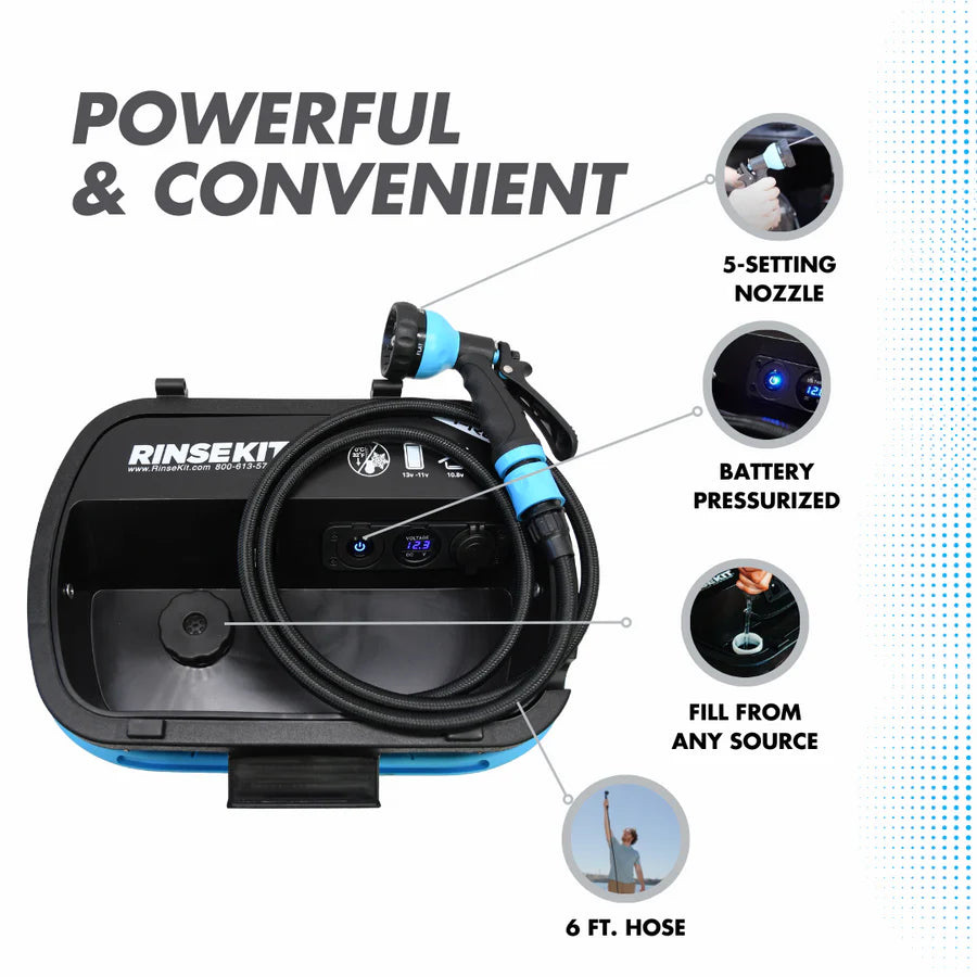 RinseKit PRO 3.5 Gallon Electric Shower