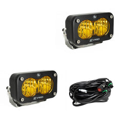 Baja Designs S2 Pro Pair Amber Wide Cornering LED