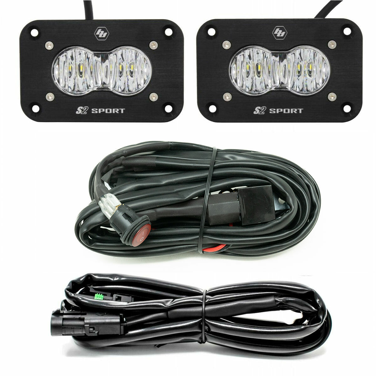 Baja Designs S2 Sports Flush mount Wide Cornering Pair LED