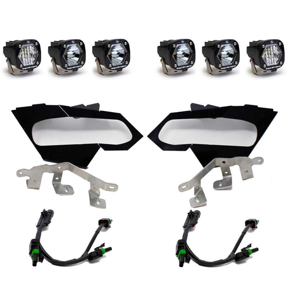Baja Designs Can Am X3 Headlight S1 leaser, S1 spot, S1 W/C