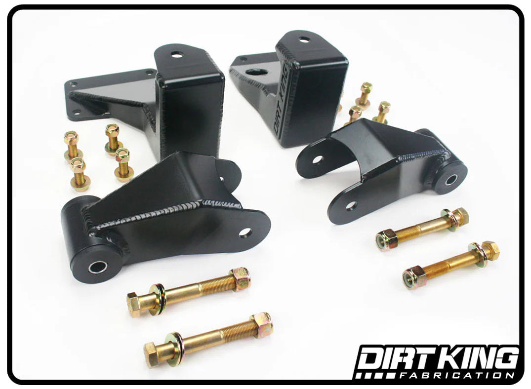 Dirt King GMC Sierra/Chevy Silverado 1500(99>18) Shackle & Hanger Kit 2WD/4WD(632802+631615)